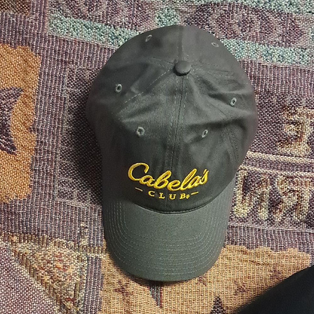 Cabela's Gray Cap with Yellow Logo - Picture 8 of 10